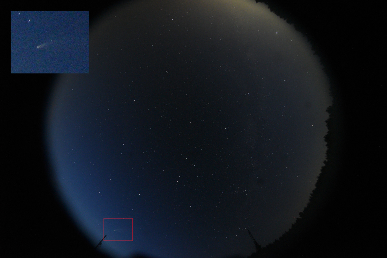 Comet NEOWISE captured by DFNEXT025 camera system in Elginfield, Western Ontario, Canada on 2020-07-18 02:32 UTC - credit: SOMN
