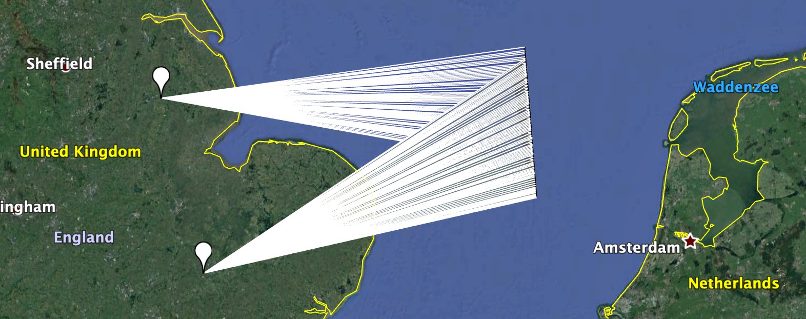 The final resting place of this extraterrestrial treasure, sleeping with the fishes at the bottom of the North Sea